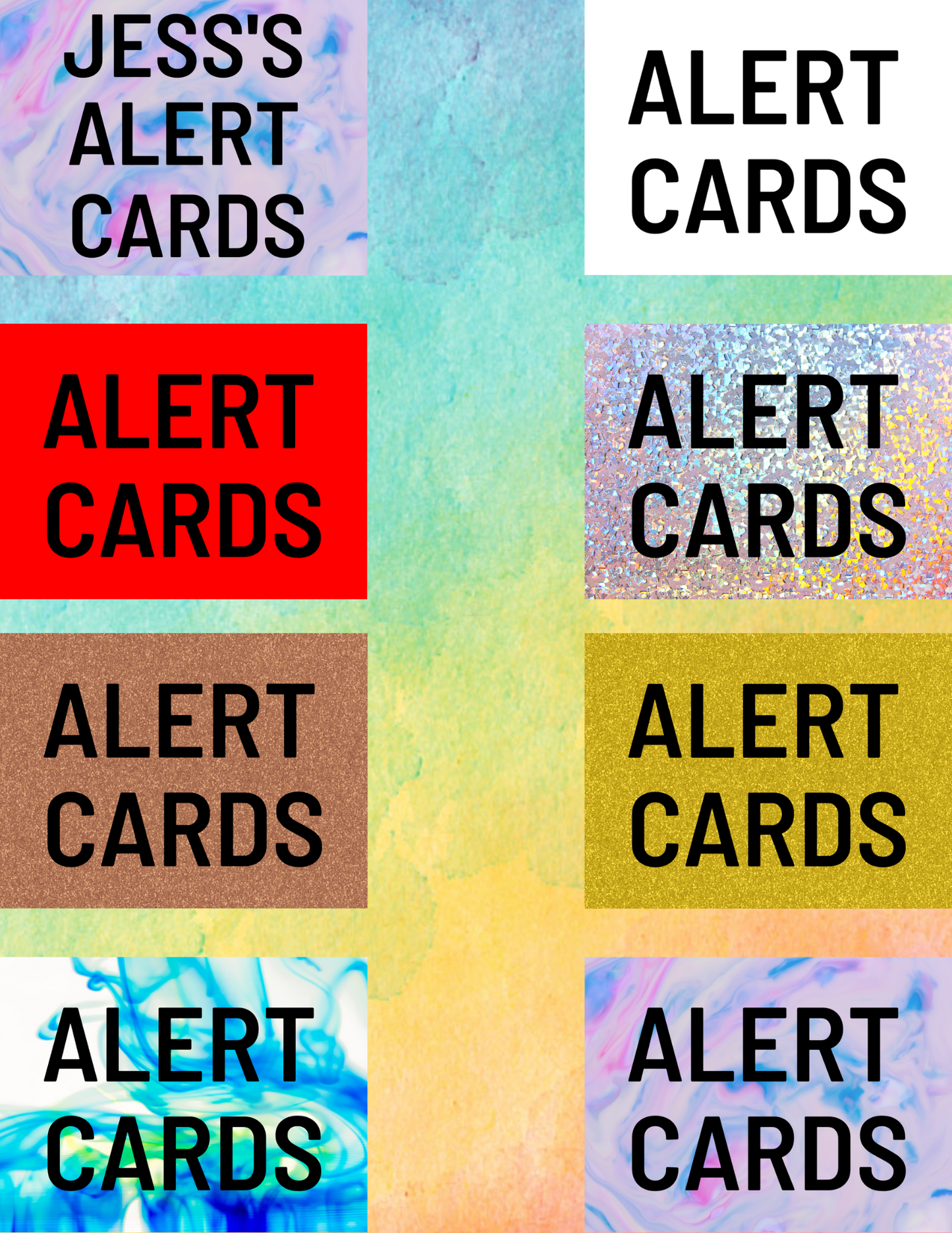 Disability/Disorder Medical ID Card & Alert Cards | Disability/Disorder Awareness | *PLEASE READ DISCRIPTION*