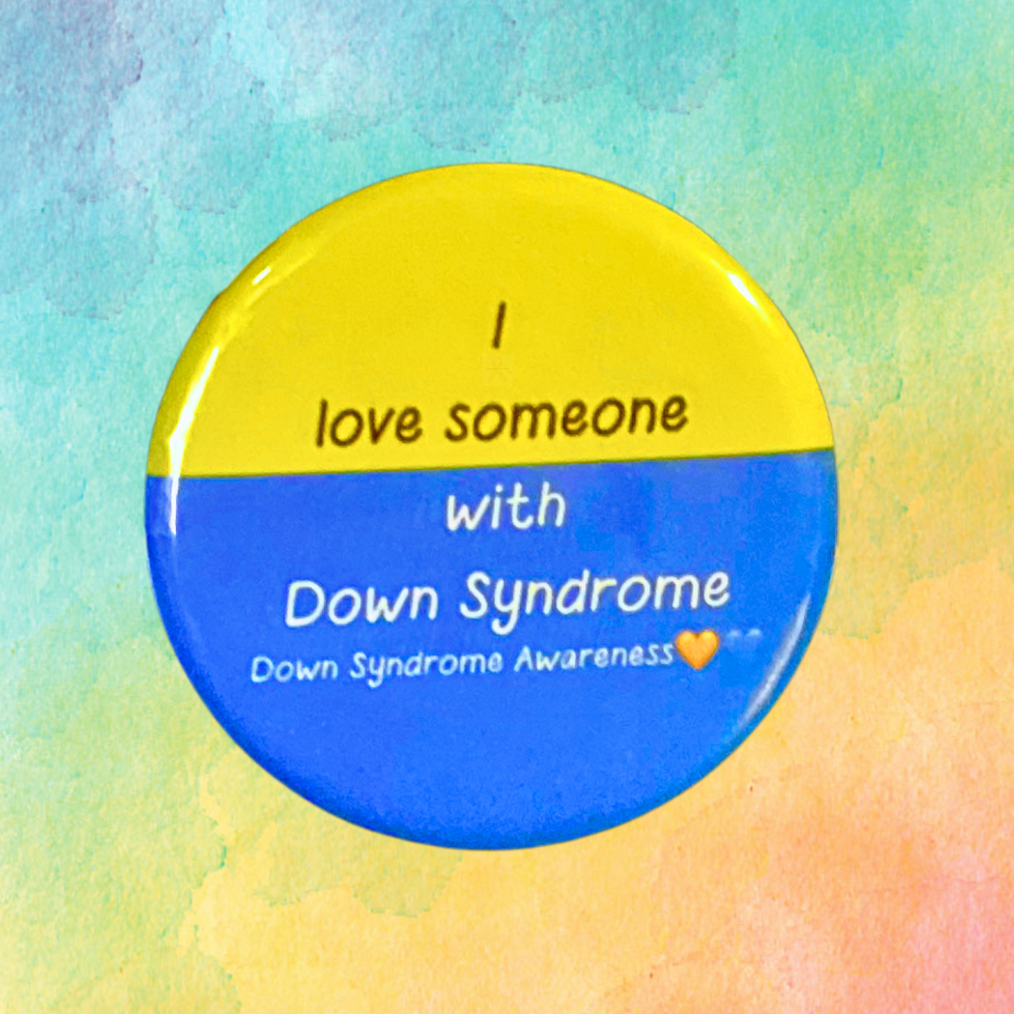 Amo a alguien con síndrome de Tourette | Pin de concientización sobre el síndrome de Tourette