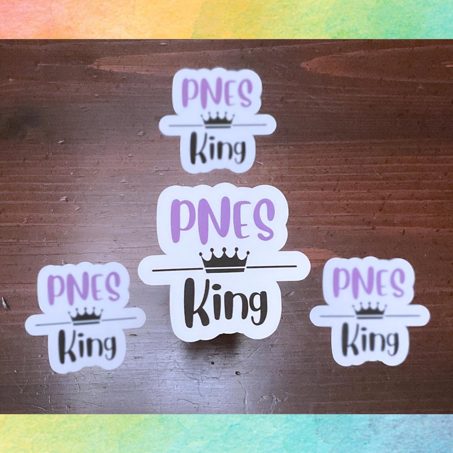 Pegatina de PNES King | Reyes y Reinas