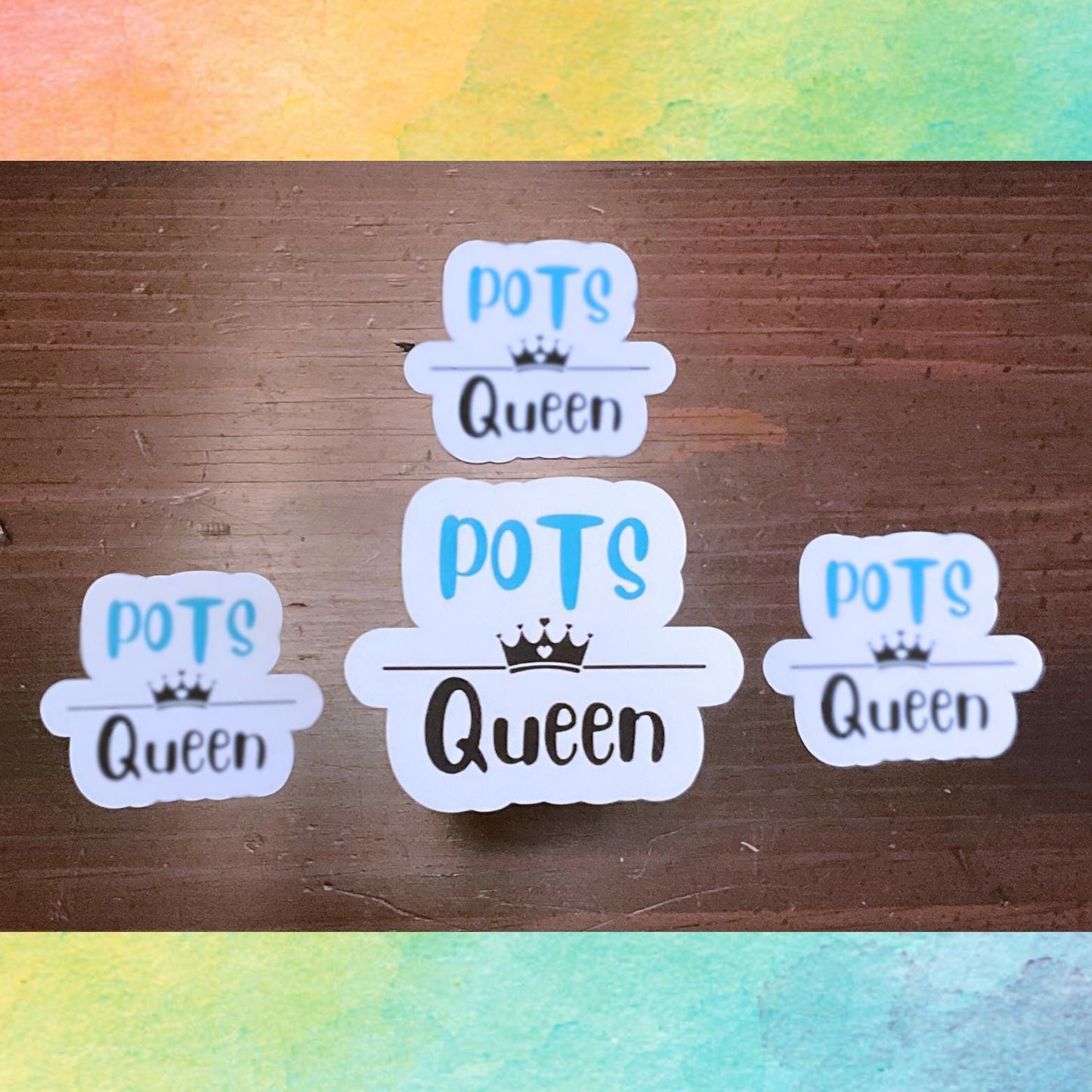 Pegatina de la Reina de POTS | Reyes y Reinas