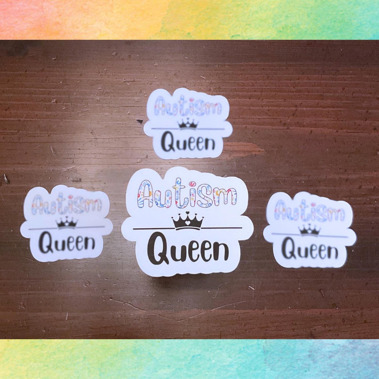 Pegatina de la Reina del Autismo | Reyes y Reinas