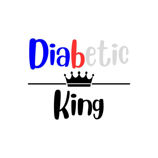 Diabetic King Sticker | Kings & Queens