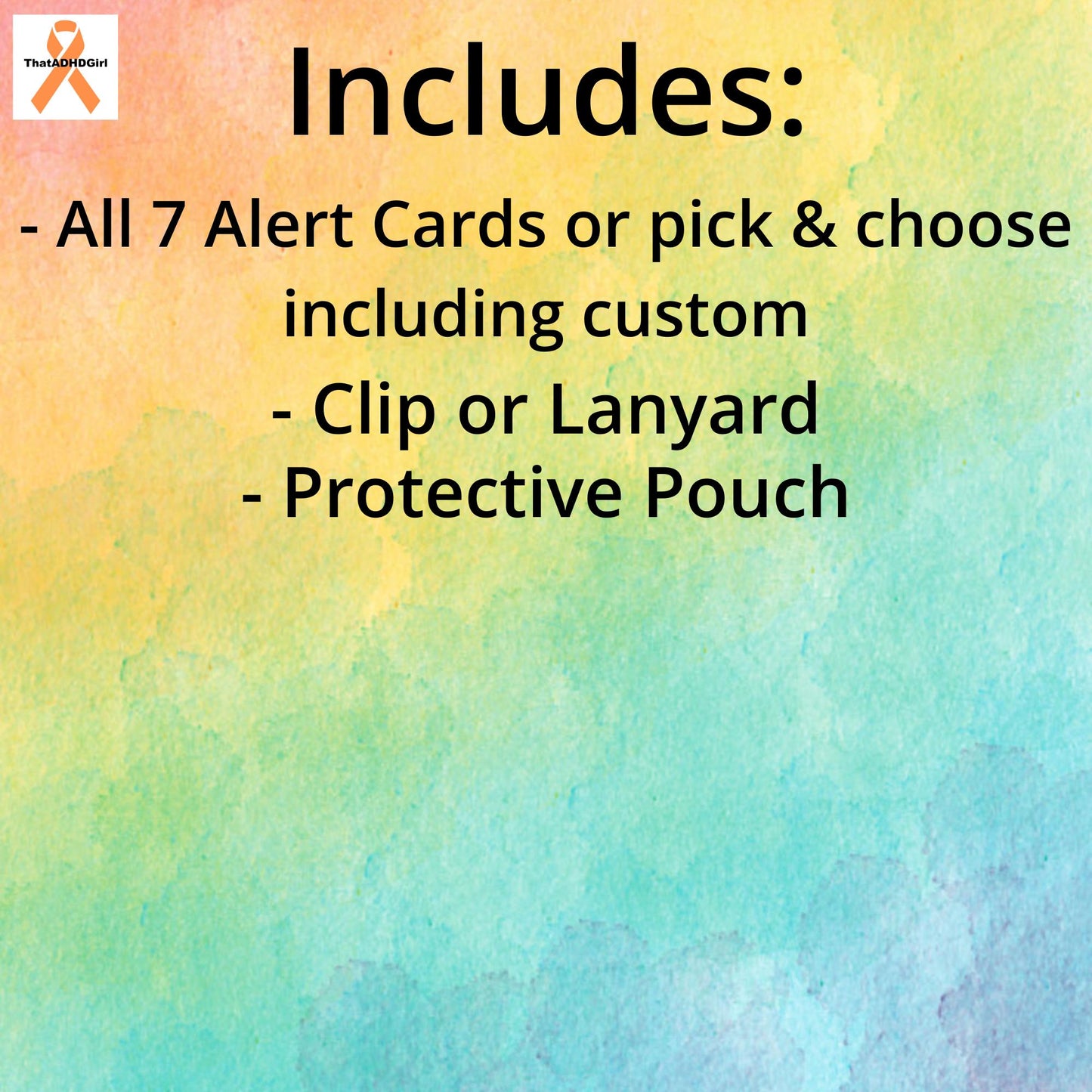 Disability/Disorder Medical Alert Cards | Disability/Disorder Awareness | *Please Read Description*