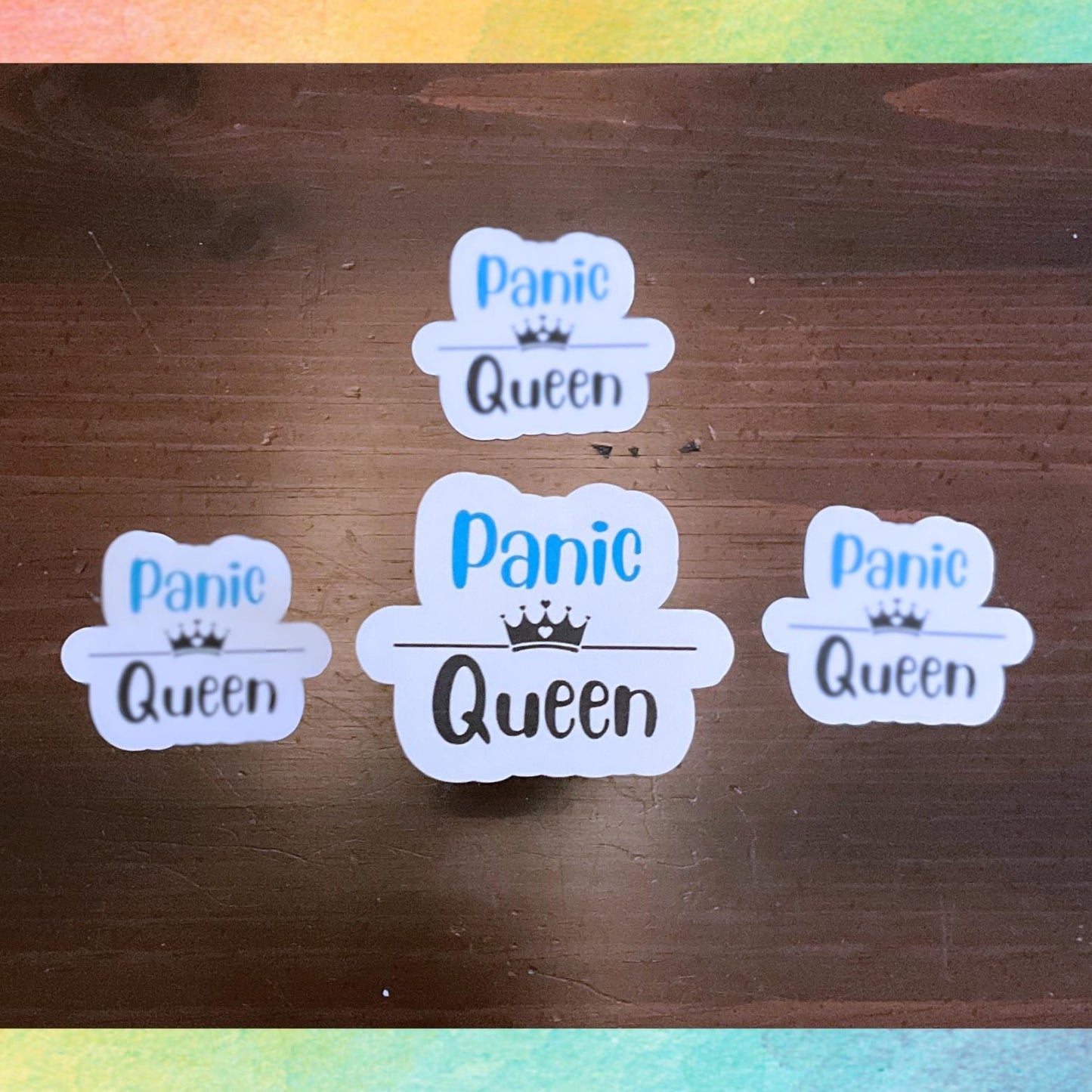 Pegatina de la Reina del Pánico | Reyes y Reinas