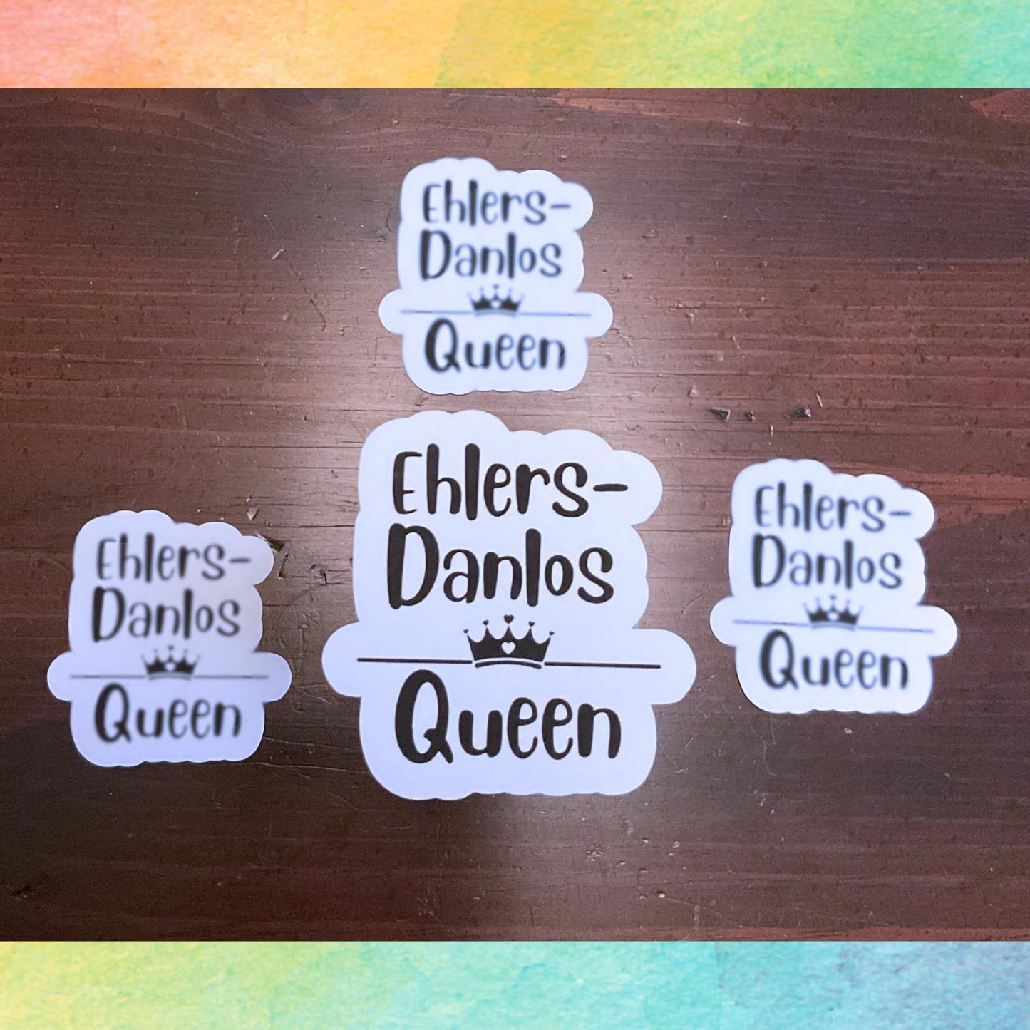 Pegatina de la Reina de Ehlers-Danlos | Reyes y Reinas