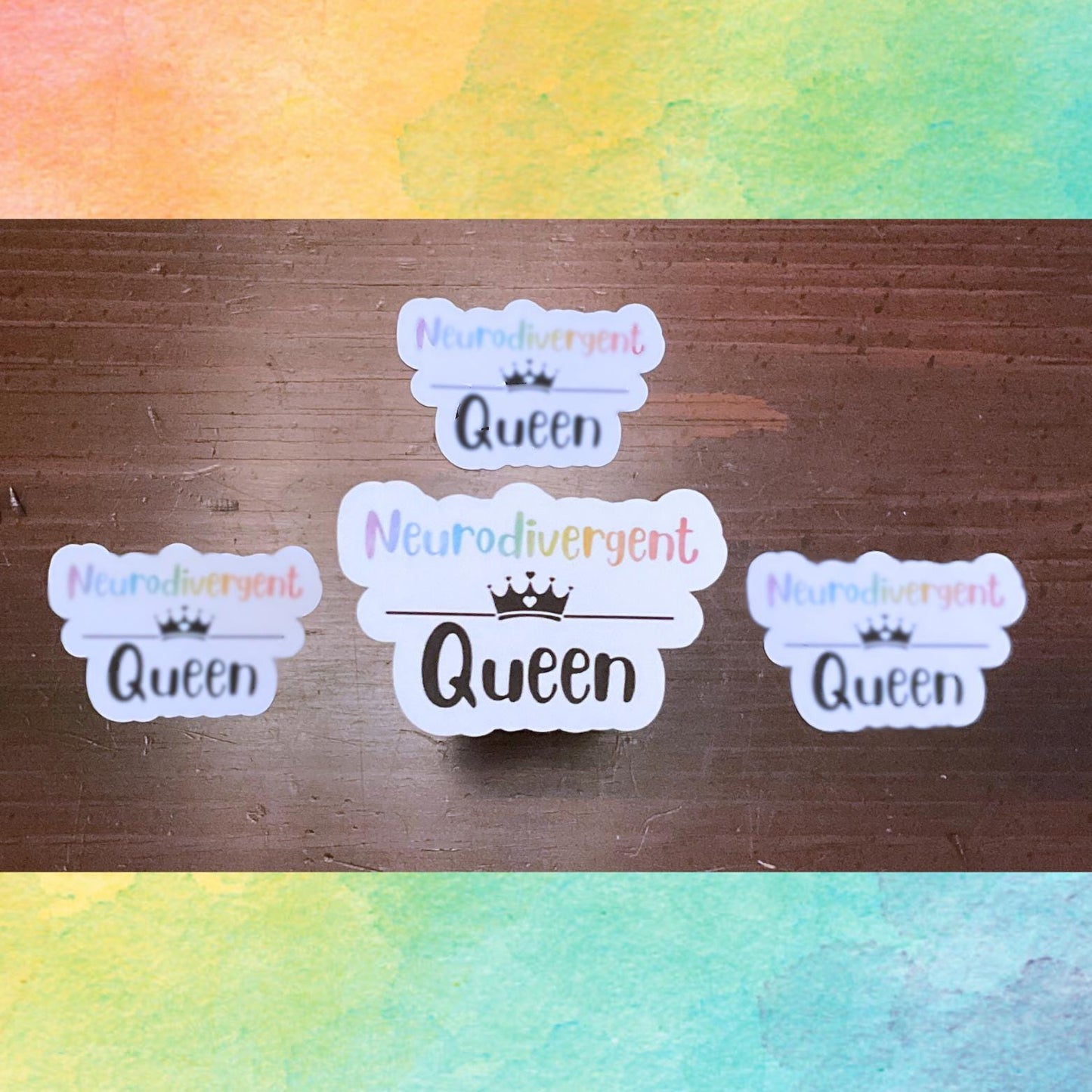 Pegatina de la Reina Neurodivergente | Reyes y Reinas