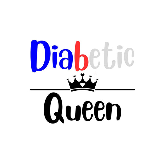 Diabetic Queen Sticker | Kings & Queens