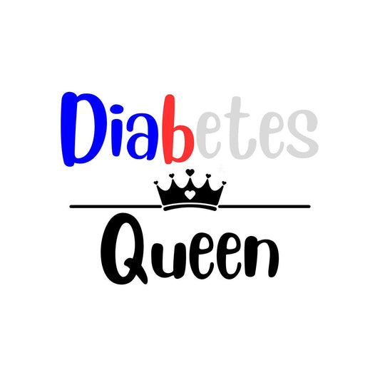 Diabetes Queen Sticker | Kings & Queens