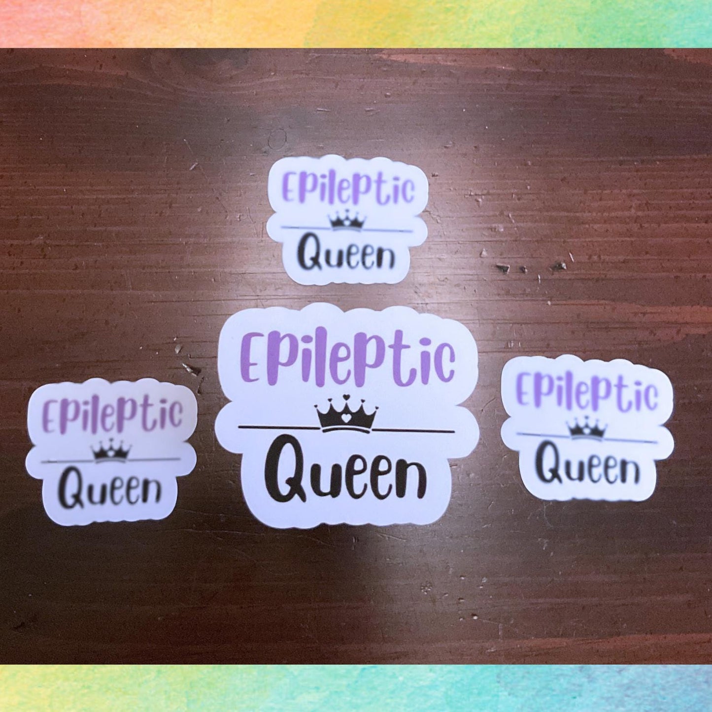 Pegatina de la Reina Epiléptica | Reyes y Reinas