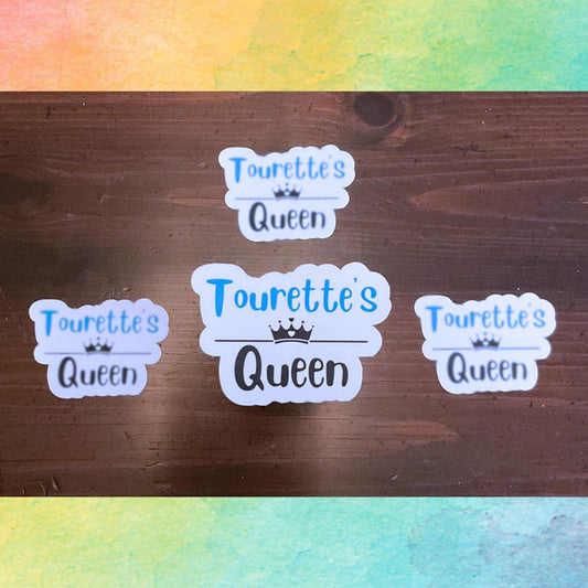Pegatina de la Reina del Síndrome de Tourette | Reyes y Reinas