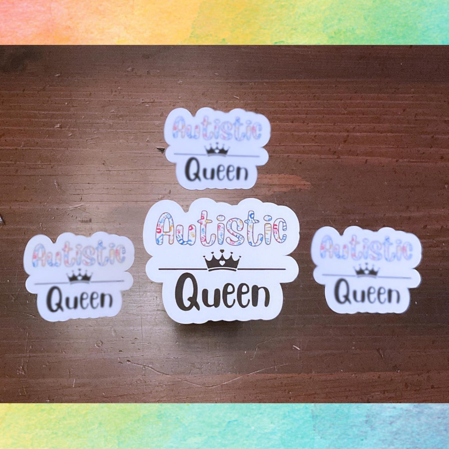 Pegatina de la Reina Autista | Reyes y Reinas