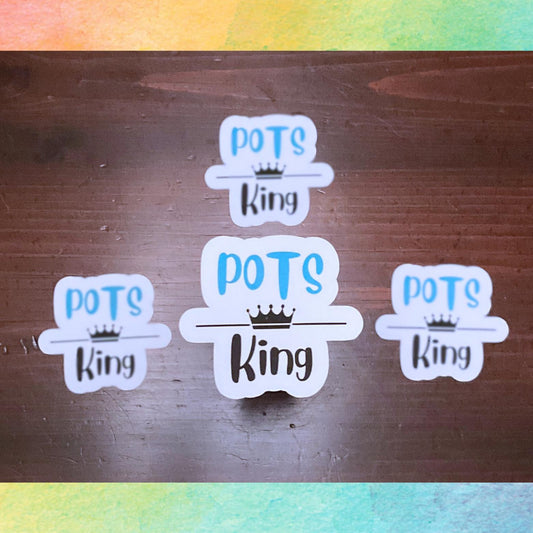 Pegatina del Rey POTS | Reyes y Reinas