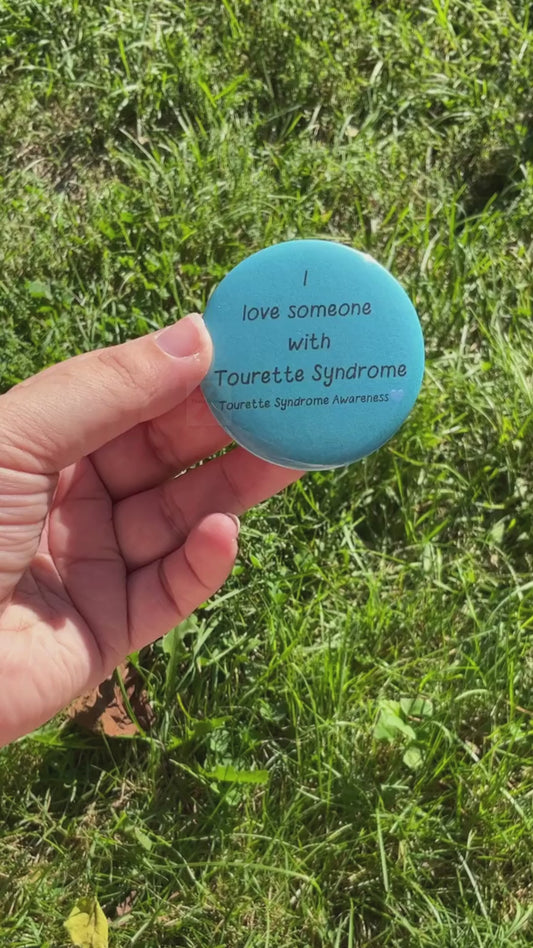 I Love Someone With Tourette Syndrome | Tourette Syndrome Awareness Pin
